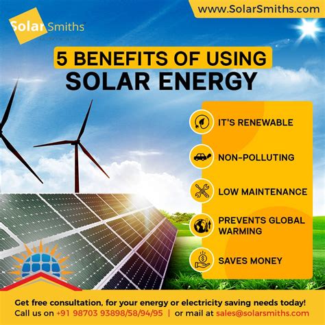 5 Benefits of using Solar Energy | SolarSmith Energy