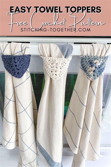 Crochet top kitchen towels. Dishcloths & Kitchen Towels Tea Towels ...