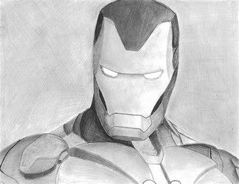 Tyler Nelms - Iron Man Pencil Drawing