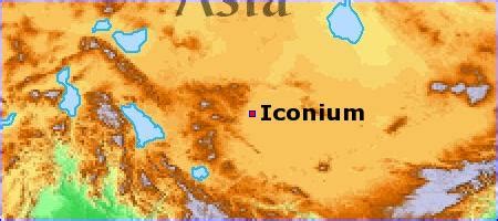 Map - Iconium - BibleBento.com