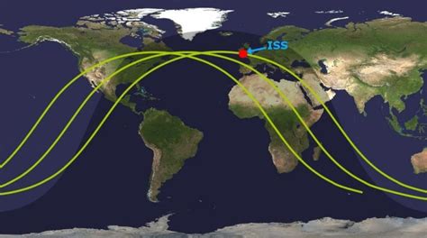 Por que as órbitas dos satélites parecem uma onda sinusoidal no mapa do ...