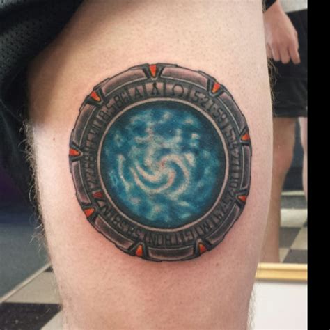 Tattoo uploaded by MasTechno • Stargate tattoo with the symbols from ...