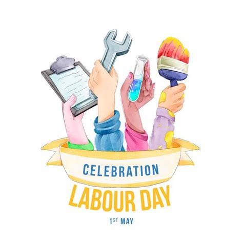 Free Vector | Realistic labour day theme | Labour day, Happy labor day ...