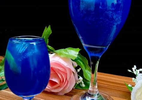 Blue Moon Drink Recipe by Meenat Kitchen - Cookpad