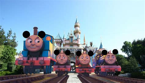 Thomas, Mike, Rex and Bert at Disneyland CA by MrDankEngine on DeviantArt