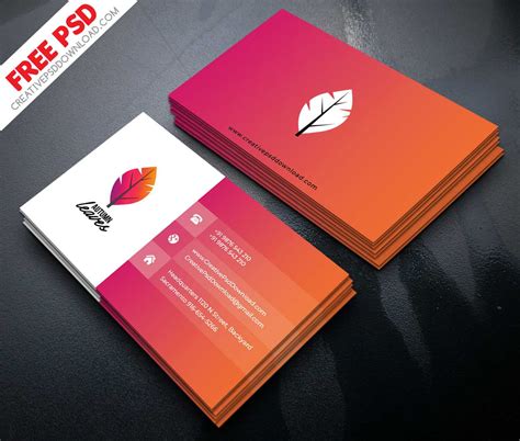 Business Card Templates Psd Free Download