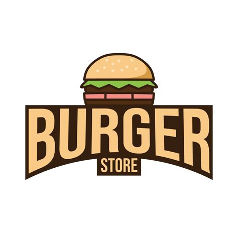 burger logo concept for your business 11168702 Vector Art at Vecteezy