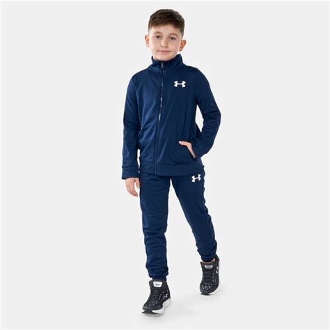 Buy Under Armour Kids' UA Knit Tracksuit Blue in Dubai, UAE -SSS