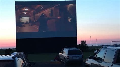 Farmer's field turned drive-in theatre still delivering old time movie ...