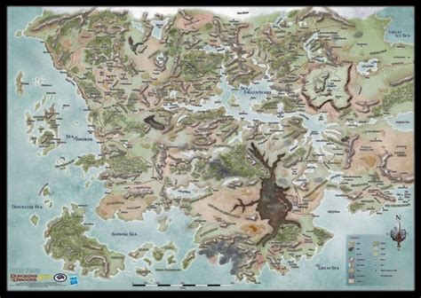 Dnd World Map Faerun