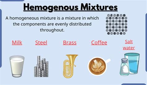 15 Examples Of Homogeneous Mixtures