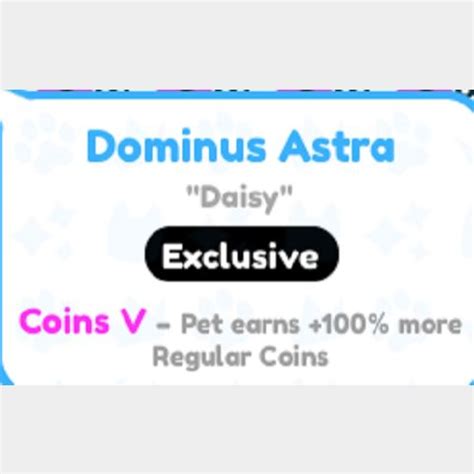 Pet | DOMINUS ASTRA EXCLUSIVE - Game Items - Gameflip