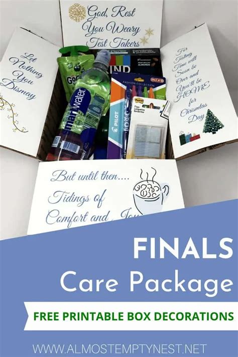 Finals Care Package Ideas