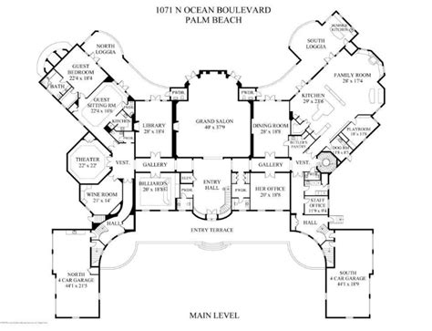 Mega Mansion Floor Plans With Basement - Image to u