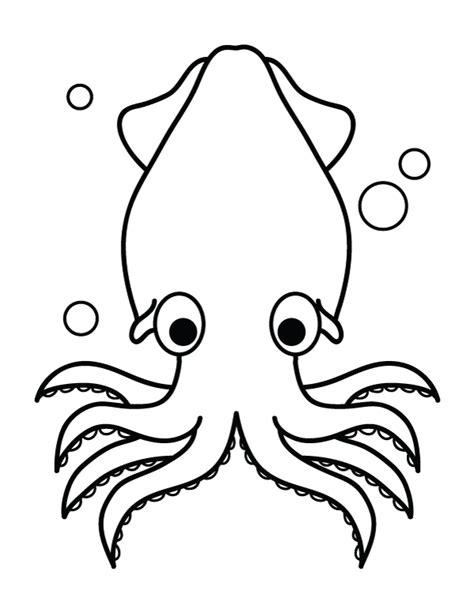 Octonauts Colossal Squid Coloring Pages Coloring Pages