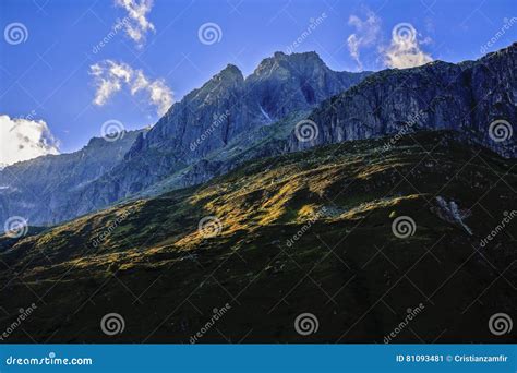 Landscape of Mountains in Europe Stock Image - Image of color, national ...