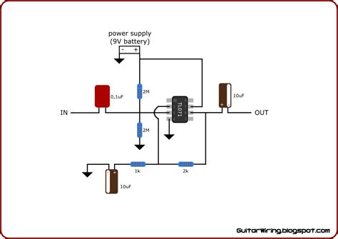 Op Amp Preamp Schematic