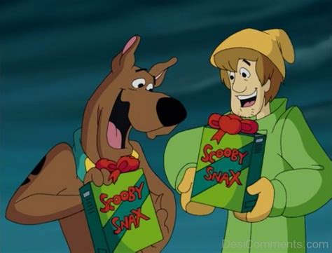 Scooby Doo And Shaggy Holding Snack Box - Desi Comments