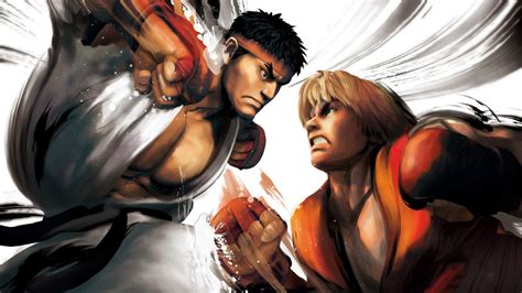 ryu vs ken-Street Fighter 5 Game HD wallpaper Preview | 10wallpaper.com