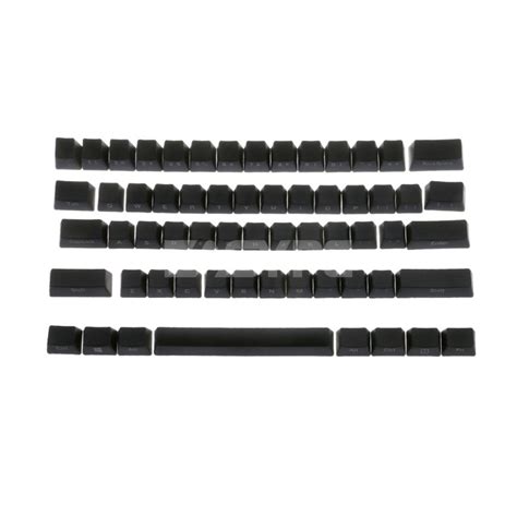 PBT Double-Shot Side Printed Keycaps Black OEM – EasyPC