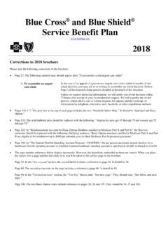 2018 Service Benefit Plan Brochure - FEP Blue / 2018-service-benefit ...