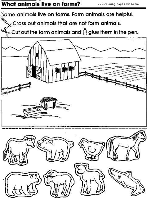 Very popular images: Farm Coloring Pages 48