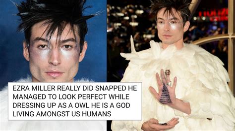 The best Ezra Miller Hedwig red carpet look memes - PopBuzz