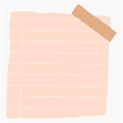 Pink square paper note social ads template transparent png | free image ...