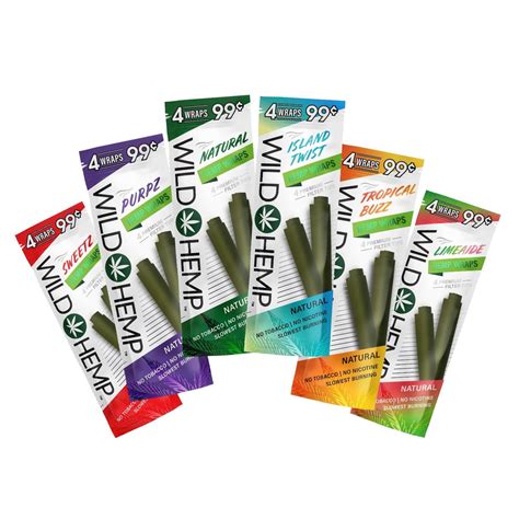 Wild Hemp Hemp Wraps - 6 Flavors — Kush Cargo