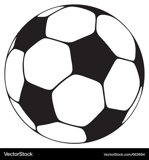 Soccer ball Royalty Free Vector Image - VectorStock