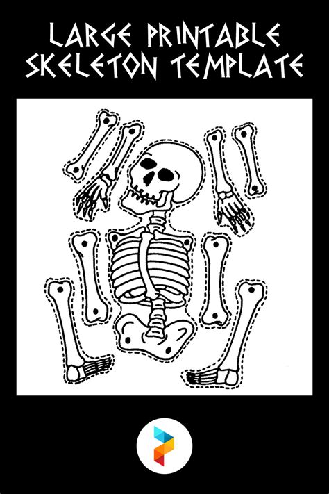 Free Printable Skeleton Template Cut Out