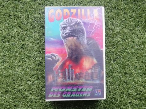 A German VHS tape that uses a Godzilla's name & likeness to try selling ...