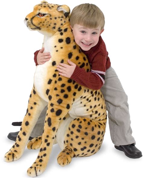 Buy Cheetah Giant Stuffed Animal Plush - Melissa & Doug at Mighty Ape ...