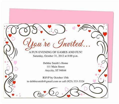 Microsoft Publisher Wedding Invitation Template Beautiful 17… in 2020 ...