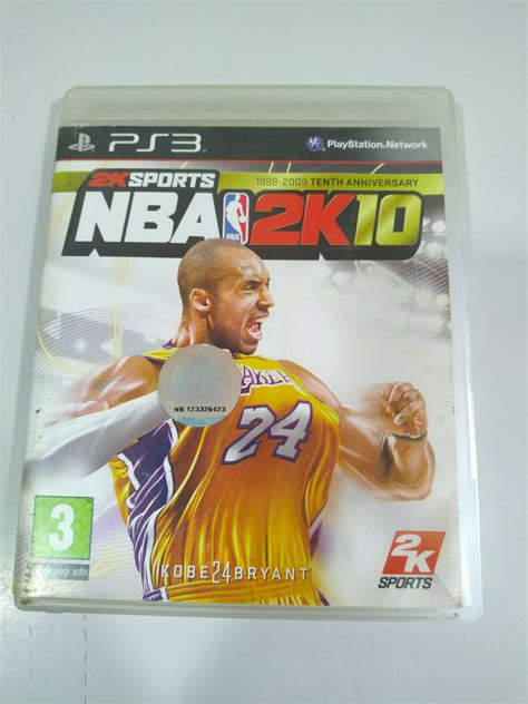 NBA 2K10 2k SPORTS Kobe Bryant Cover - Set PLAYSTATION 3 PS3 sony | eBay