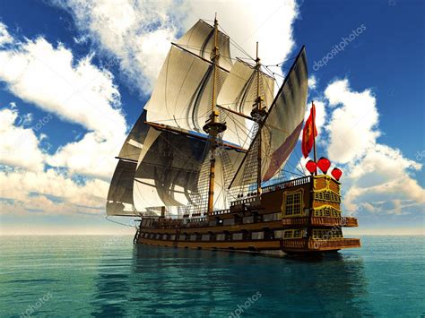 Pirate brigantine Stock Photo by ©DarioStudios 24782781