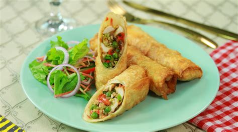 Veg Spring Rolls (Per Dozen) – Mango Mirchi