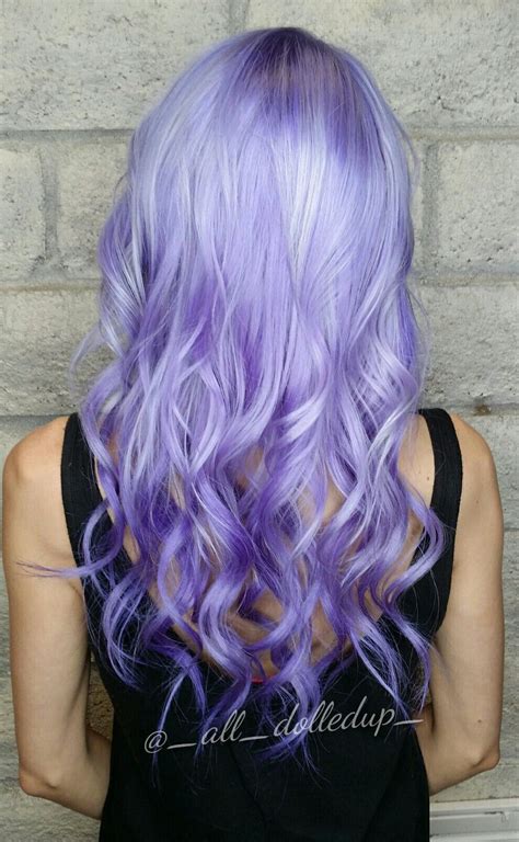 Lavender purple hair | Hair, Purple hair, Long hair styles