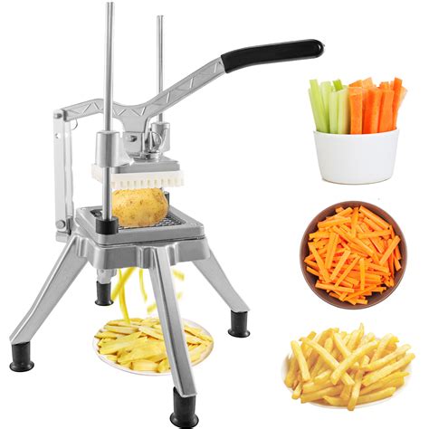 VEVOR 1/2" Vegetable Cutter Commercial Potato Chopper Slicer Vegetable ...