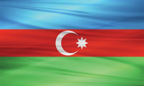 Illustration of Azerbaijan Flag and Editable vector Azerbaijan Country ...