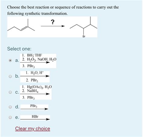 [Solved] By using BH3 THF; then H2O2, NaOH, H2O I'm gaining the anti ...