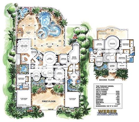 Unique Tuscan Home Floor Plans - New Home Plans Design