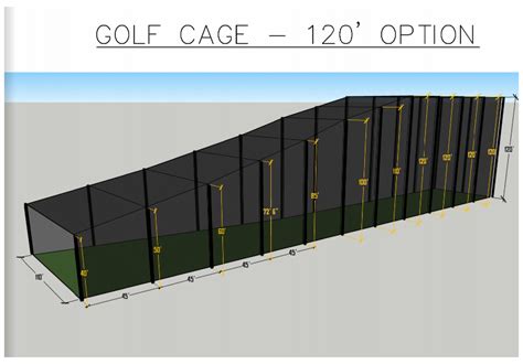 Golf Barrier Netting, Driving Range Netting Installation