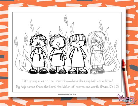 Daniel Shadrach Meshach And Abednego Coloring Pages