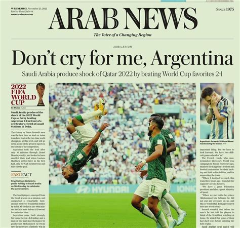 Saudi Arabia declares holiday after amazing win against Argentina at ...