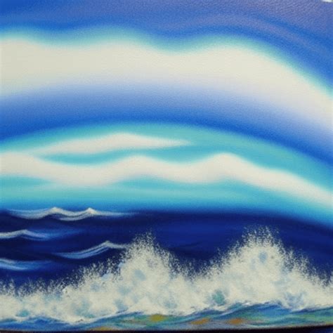 Bob Ross Seascape Graphic · Creative Fabrica