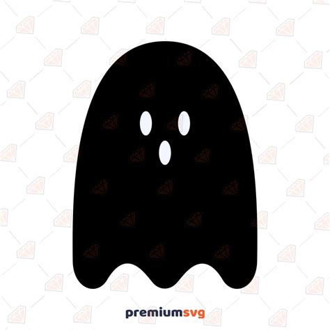 Ghost SVG, Halloween Ghost Silhouette Vector Files | PremiumSVG