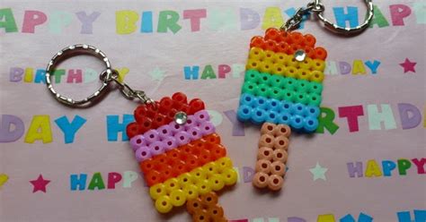 How to Make a Perler Bead Keychain Instructions