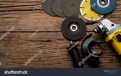 Set Angle Grinder Grinding Wheelmetal Cutting Stock Photo 2016341513 ...