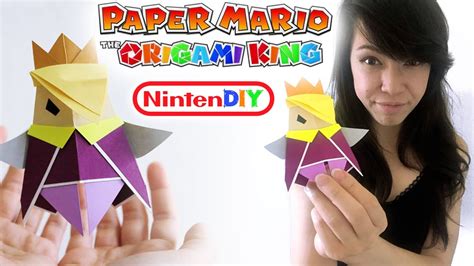 Make King Olly from Paper Mario the Origami King - YouTube